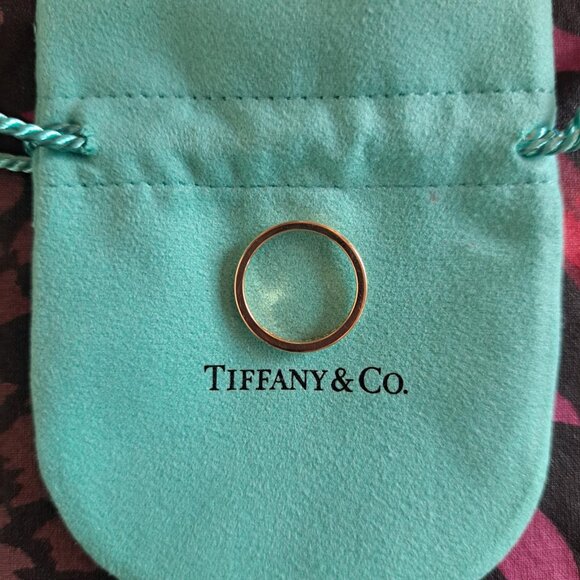 Tiffany & Co. Rose Gold Diamond Wedding Band - Picture 1 of 7